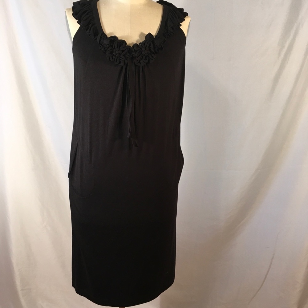 Escada Sport Dress Flowered Collar With Pockets